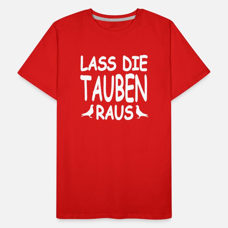 Tauben Männer Premium Bio T-Shirt