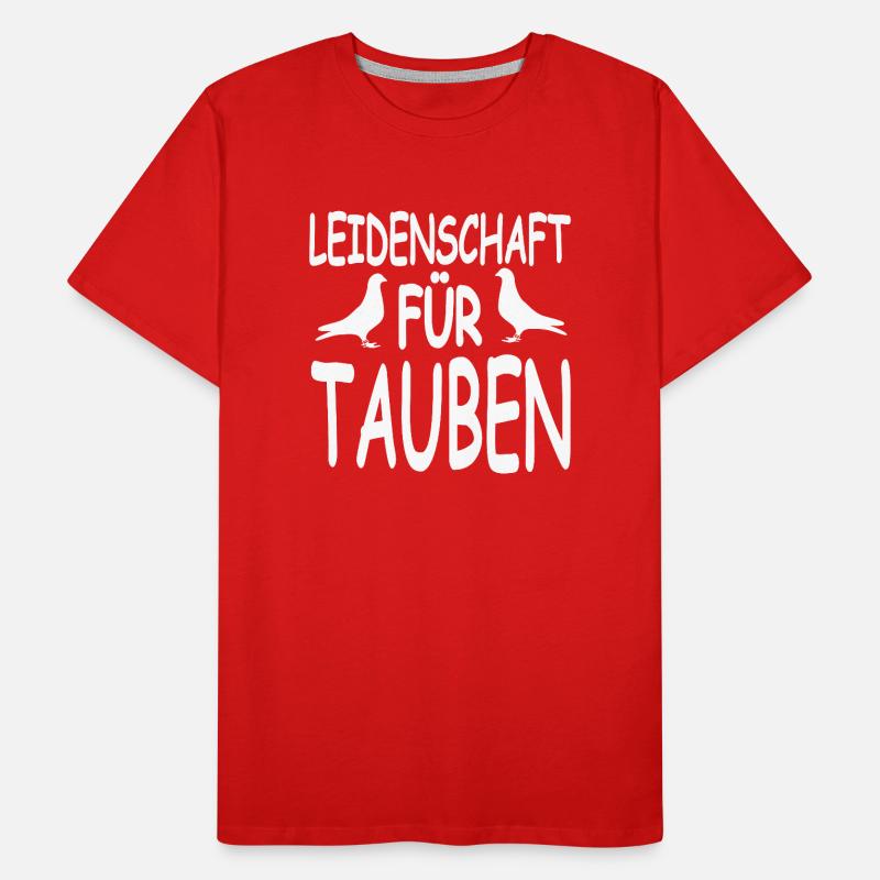 Tauben Männer Premium Bio T-Shirt