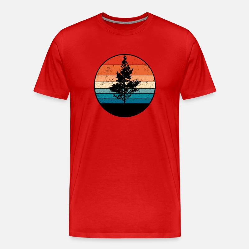 Westen - Männer Premium Bio T-Shirt - Rot