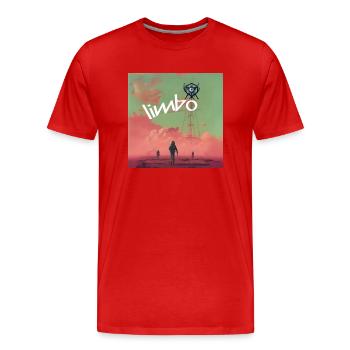 Limbo Cherry Boom - Men's Premium Organic T-Shirt - red - Front - Damien (186cm)