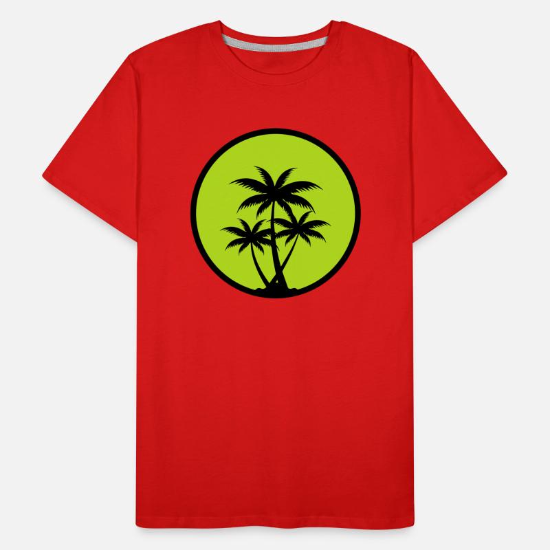 Palm trees Men's Premium Organic T-Shirt