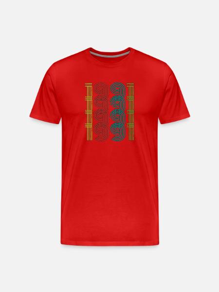 Millésime 1991 - T-shirt bio Premium Homme - rouge