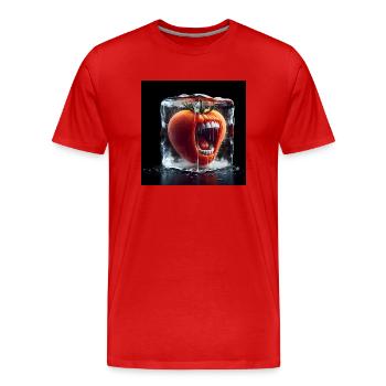 Carbs Age 1 - Männer Premium Bio T-Shirt - Rot - Vorne - Damien (186cm)