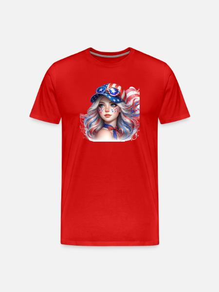 Patriot youngster - Men's Premium Organic T-Shirt - red