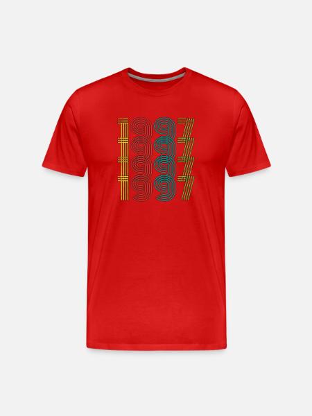 Millésime 1997 - T-shirt bio Premium Homme - rouge
