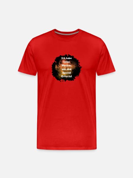 Special Effects - Männer Premium Bio T-Shirt - Rot