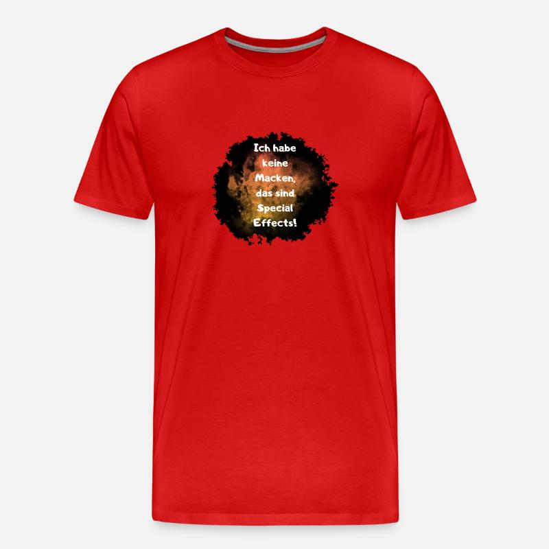 Special Effects - Männer Premium Bio T-Shirt - Rot