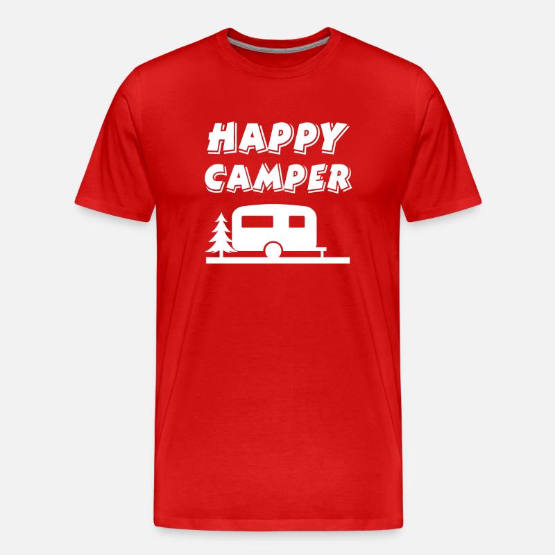 Camper - Männer Premium Bio T-Shirt - Rot