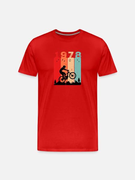 Millésime 1978 - T-shirt bio Premium Homme - rouge