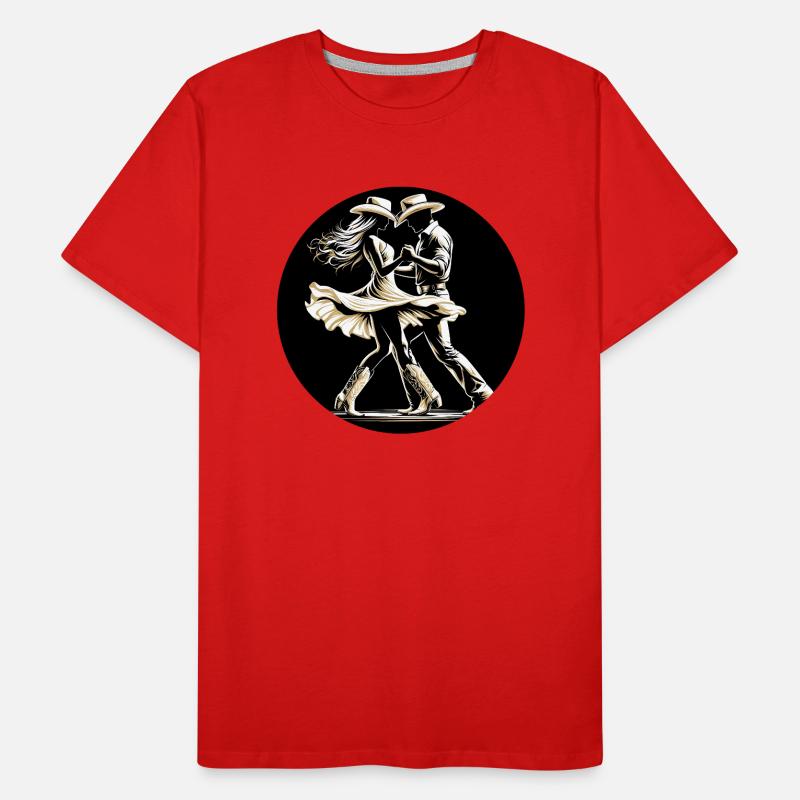 Linedance, c’est parti ! T-shirt bio Premium Homme