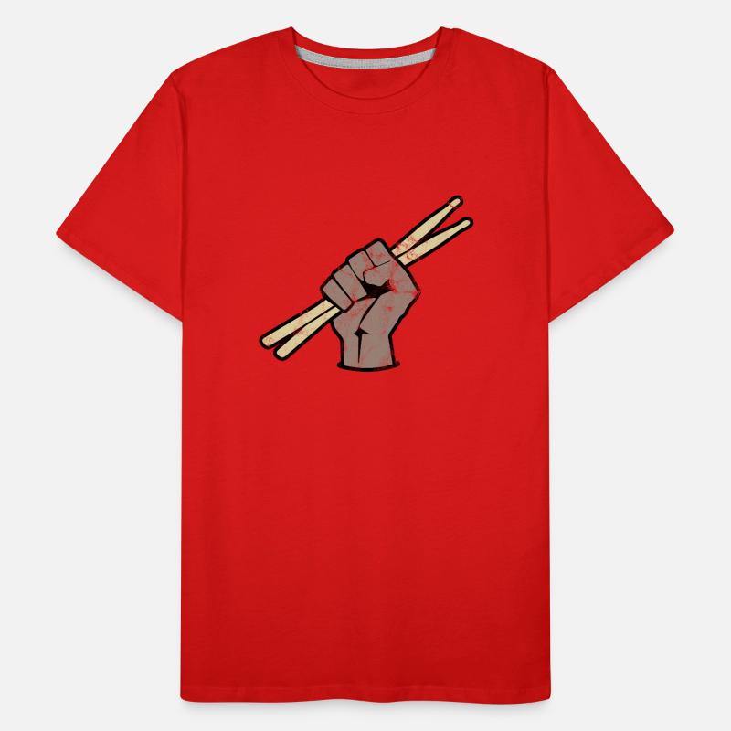 Tambour Drummer T-shirt bio Premium Homme