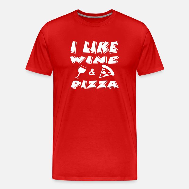 Wein - Männer Premium Bio T-Shirt - Rot