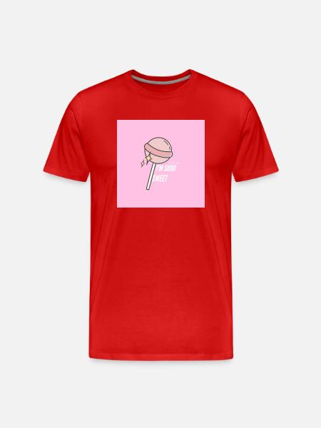 Lolipop - Men's Premium Organic T-Shirt - red
