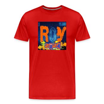 Rookie des Jahres CHEMIE - Männer Premium Bio T-Shirt - Rot - Vorne - Damien (186cm)