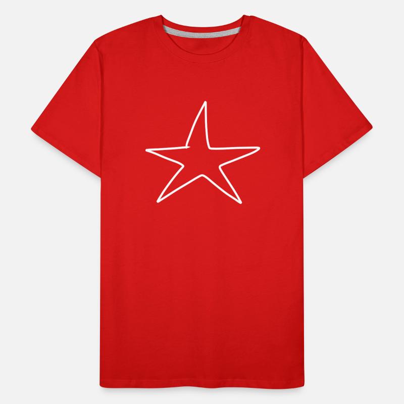 Star symbol pattern Men's Premium Organic T-Shirt