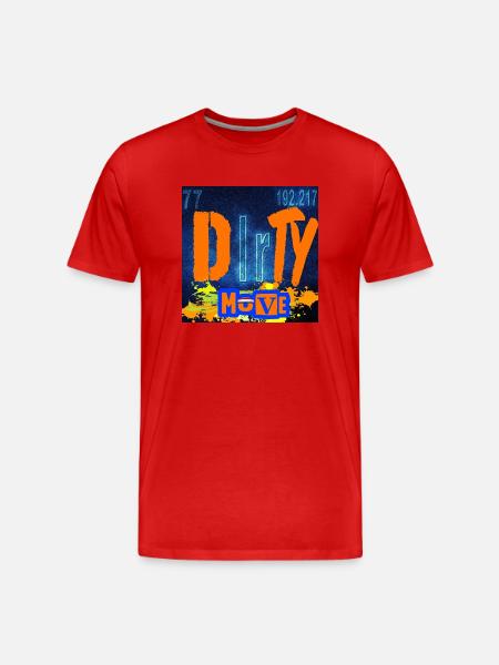 DIRTY MOVE CHEMISTRY - Men's Premium Organic T-Shirt - red