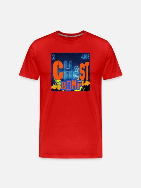 CHESTBUMP chemistry - Men's Premium Organic T-Shirt - red