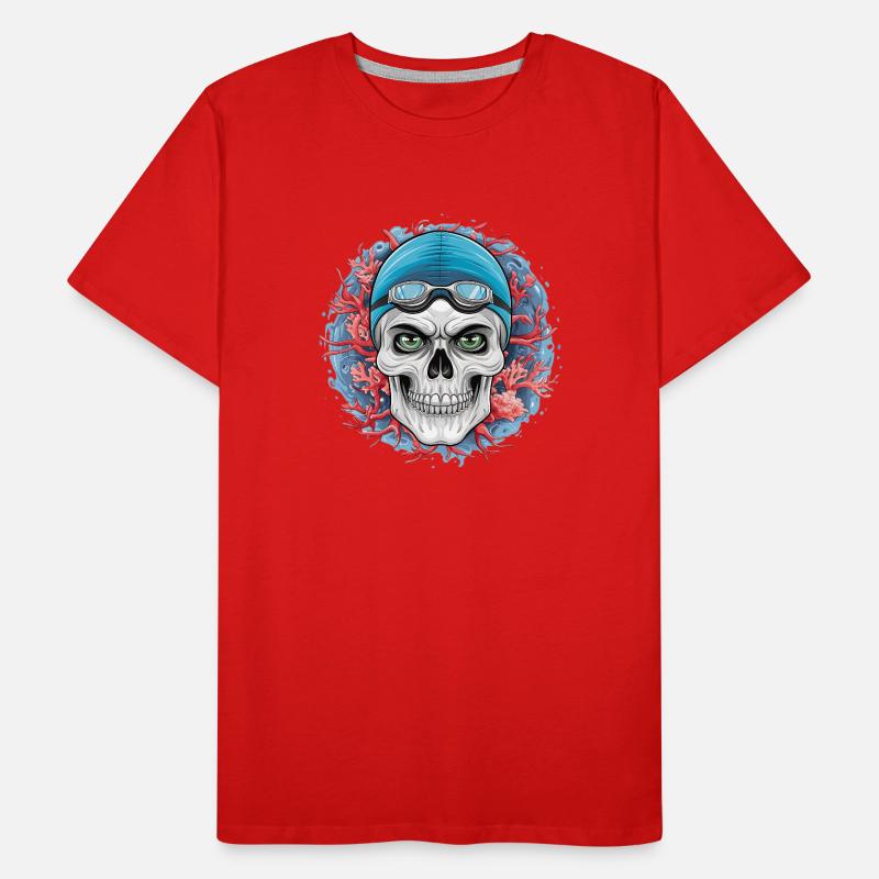 Dive into the Unknown! Men's Premium Organic T-Shirt