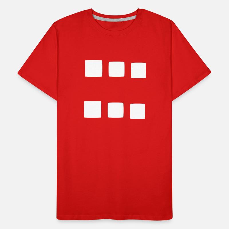 Pattern square square symbol Men's Premium Organic T-Shirt