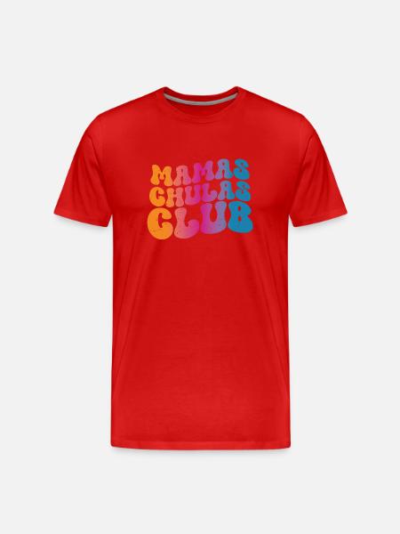 Mamas Chulas Club - Männer Premium Bio T-Shirt - Rot