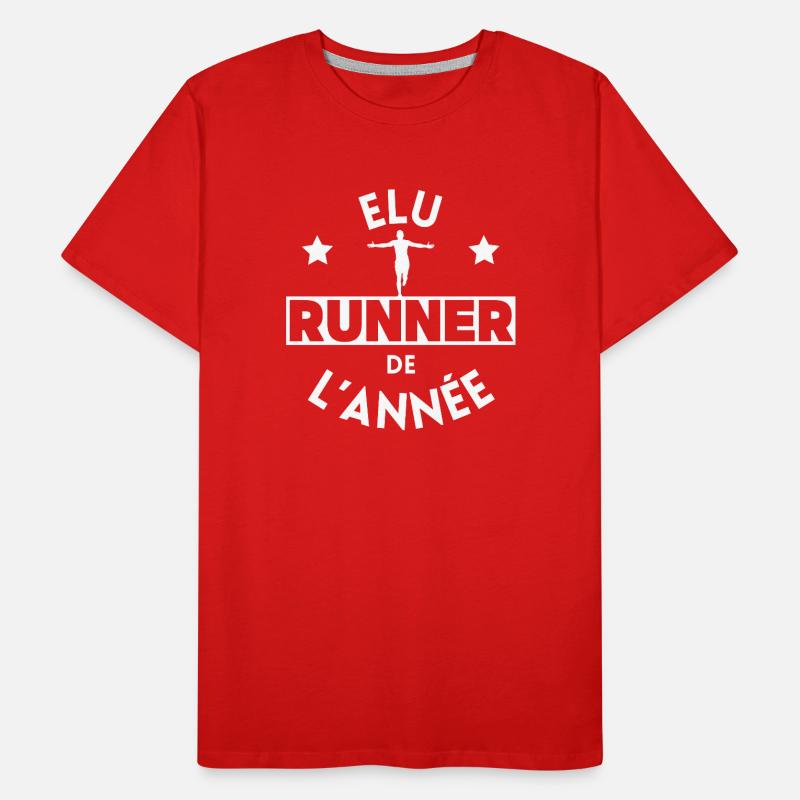 Élu runner de l'année T-shirt bio Premium Homme