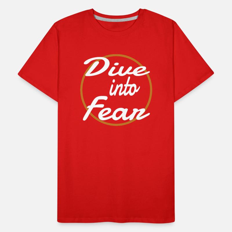 Actes de courage, de courage et de force T-shirt bio Premium Homme
