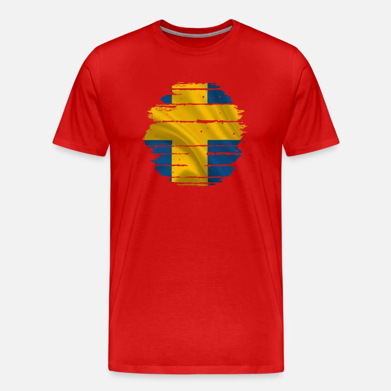 Abschlussfeier 2024 Abiturfeier - Männer Premium Bio T-Shirt - Rot