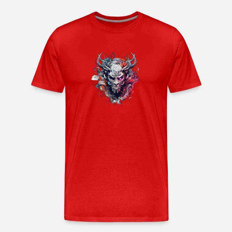 Das Böse in dir - Männer Premium Bio T-Shirt - Rot