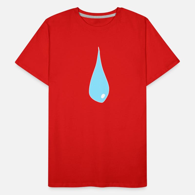 tear water sad Men's Premium Organic T-Shirt