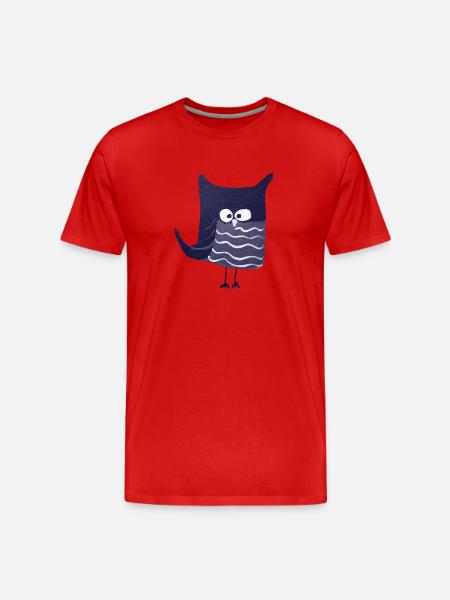 Eulalia Blue - Men's Premium Organic T-Shirt - red