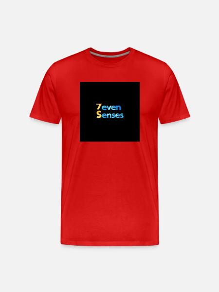 7even Senses - Männer Premium Bio T-Shirt - Rot