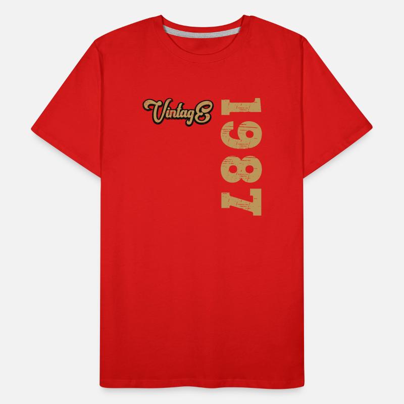 Millésime 1987 T-shirt bio Premium Homme