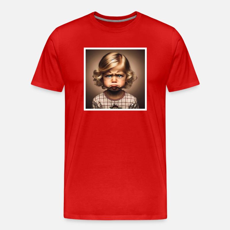 Schüppchen - Männer Premium Bio T-Shirt - Rot
