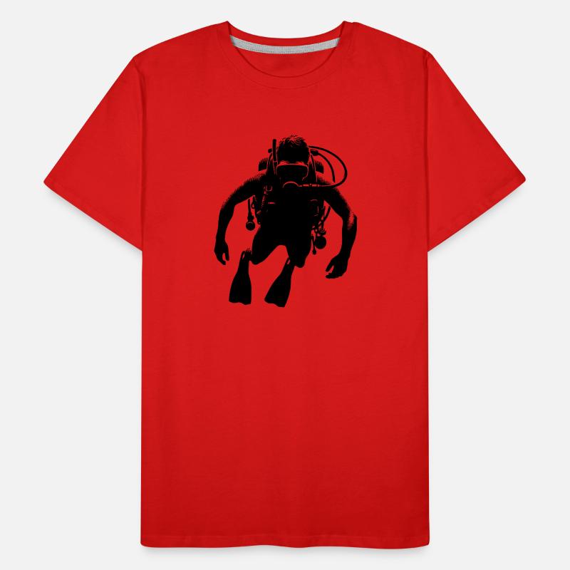 Conception d’un club de plongée flottant T-shirt bio Premium Homme