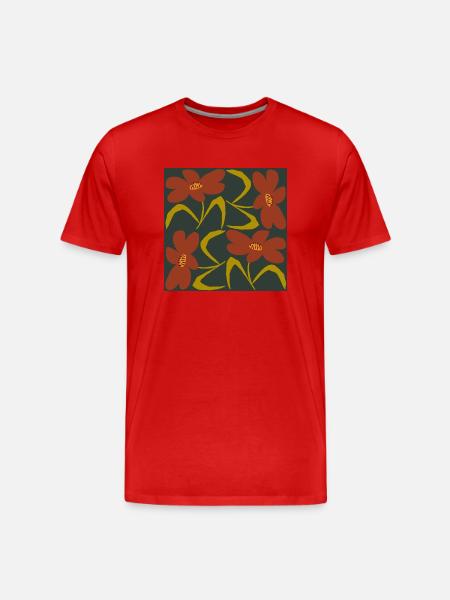 F66 - T-shirt bio Premium Homme - rouge