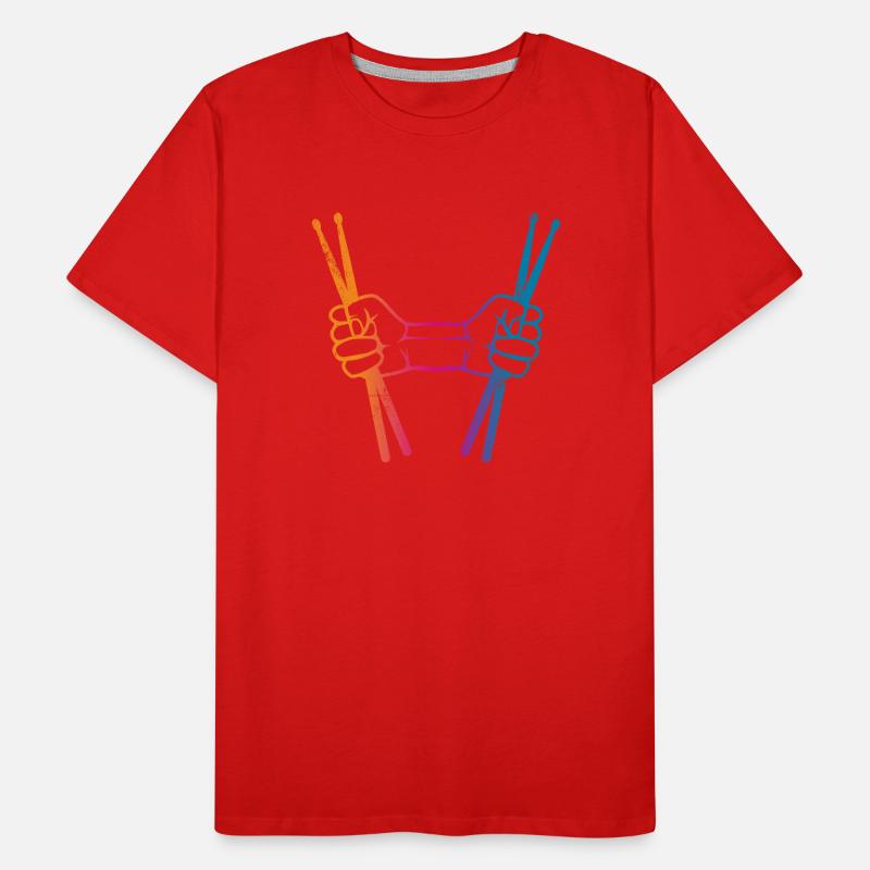 Drums Drummer Men's Premium Organic T-Shirt