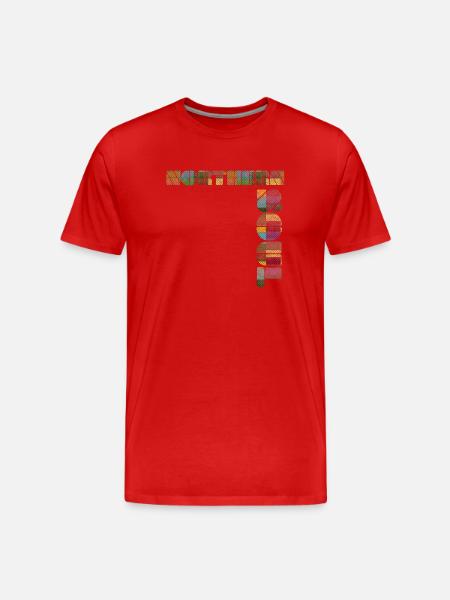 Northern Soul - Men's Premium Organic T-Shirt - red
