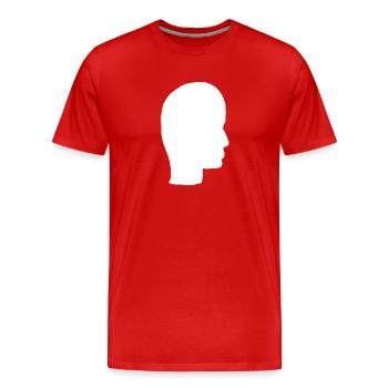 Profil principal Personnes Icône de la page Personnes - T-shirt bio Premium Homme - rouge - Devant - Damien (186cm)