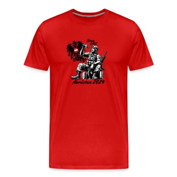 Désarmement des forces armées - T-shirt bio Premium Homme - rouge - Devant - Damien (186cm)
