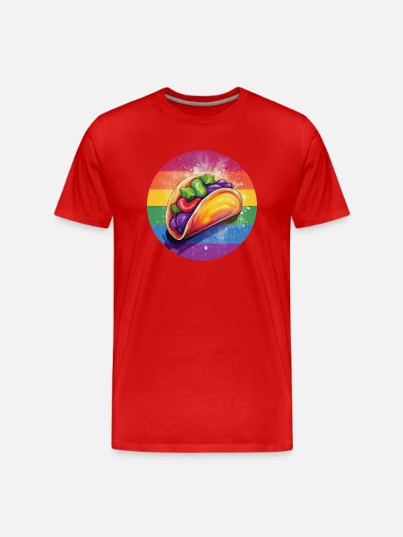 LGBTQ Taco - Men's Premium Organic T-Shirt - red