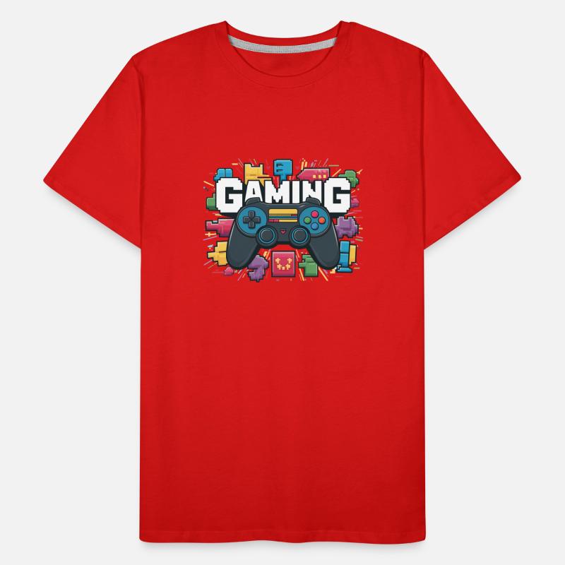 Gaming - Controller Männer Premium Bio T-Shirt