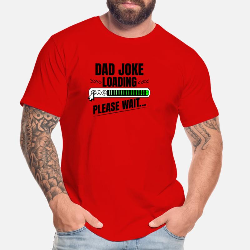 Dad joke loading please wait papa Geschenk Idee Männer Premium Bio T-Shirt