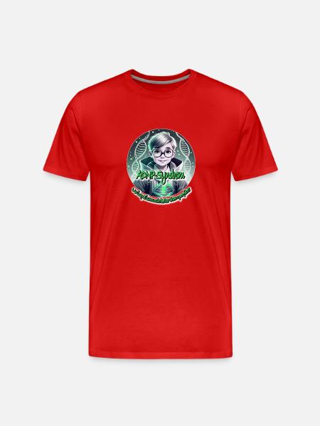 ADNP - Syndrom - Männer Premium Bio T-Shirt - Rot