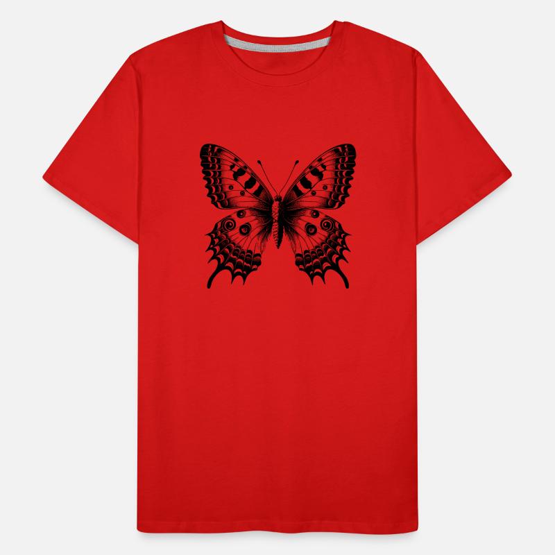 Papillon Fleur - Délicatesse Envolée T-shirt bio Premium Homme