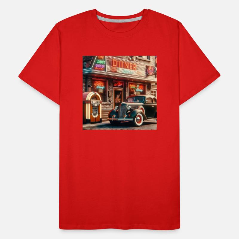 Jukebox dinner Men's Premium Organic T-Shirt