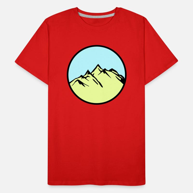 mountains mountains Men's Premium Organic T-Shirt