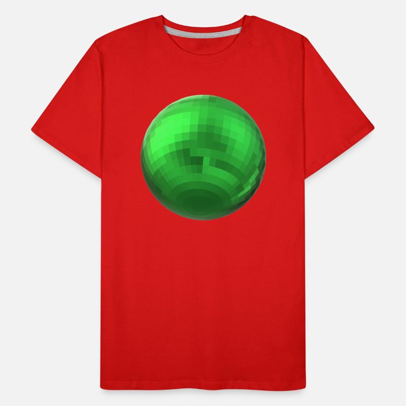 Sphère verte T-shirt bio Premium Homme