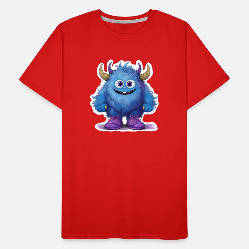 Blue Monster Men's Premium Organic T-Shirt
