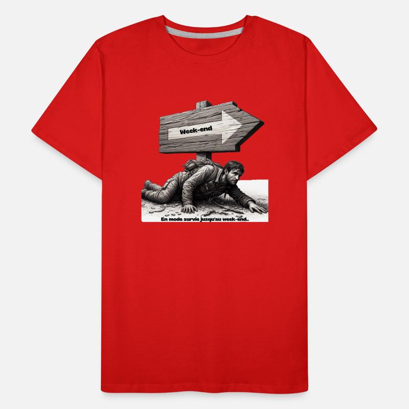 Vite le weekend ! T-shirt bio Premium Homme