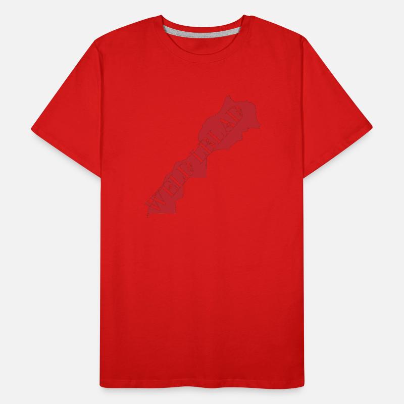 Moroccan Darija word "WELD LBLAD" Men's Premium Organic T-Shirt